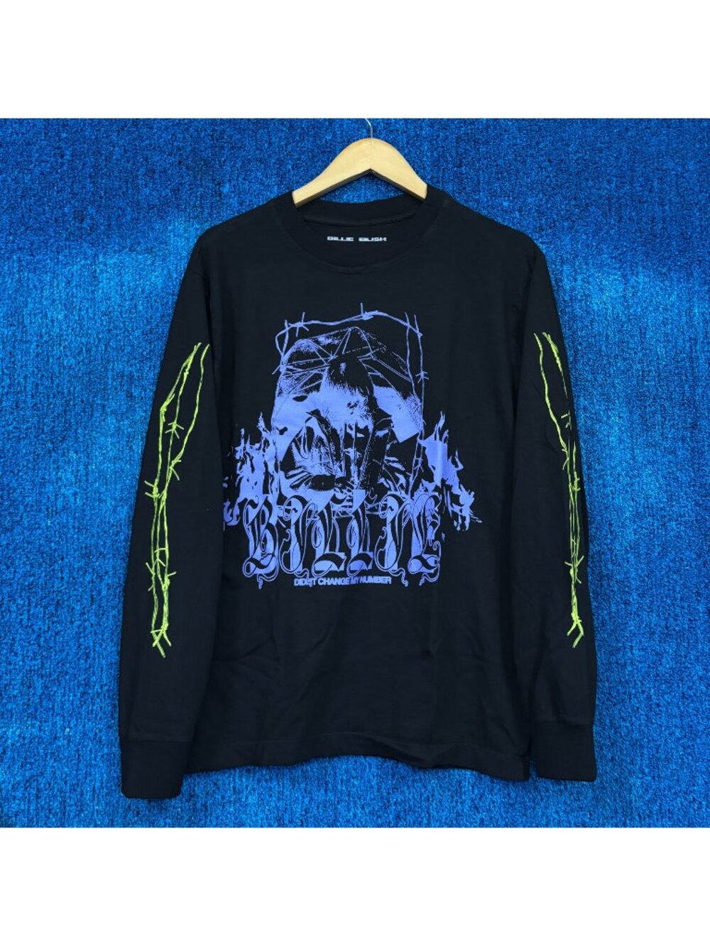 Billie Eilish “Didn’t Change My Number” Graphic Long Sleeve Size M
